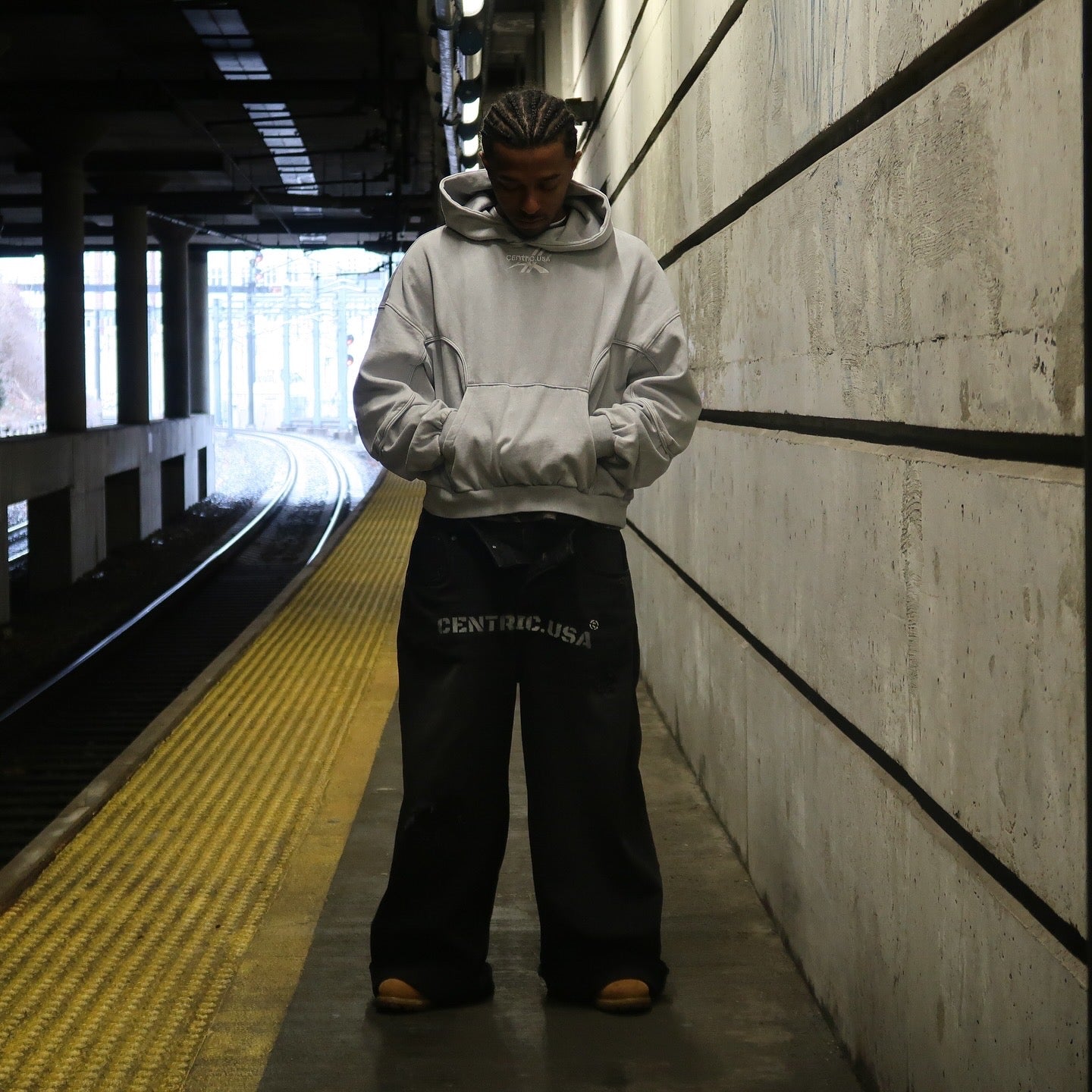 Negative 2 Degree Boxy Panel Hoodie