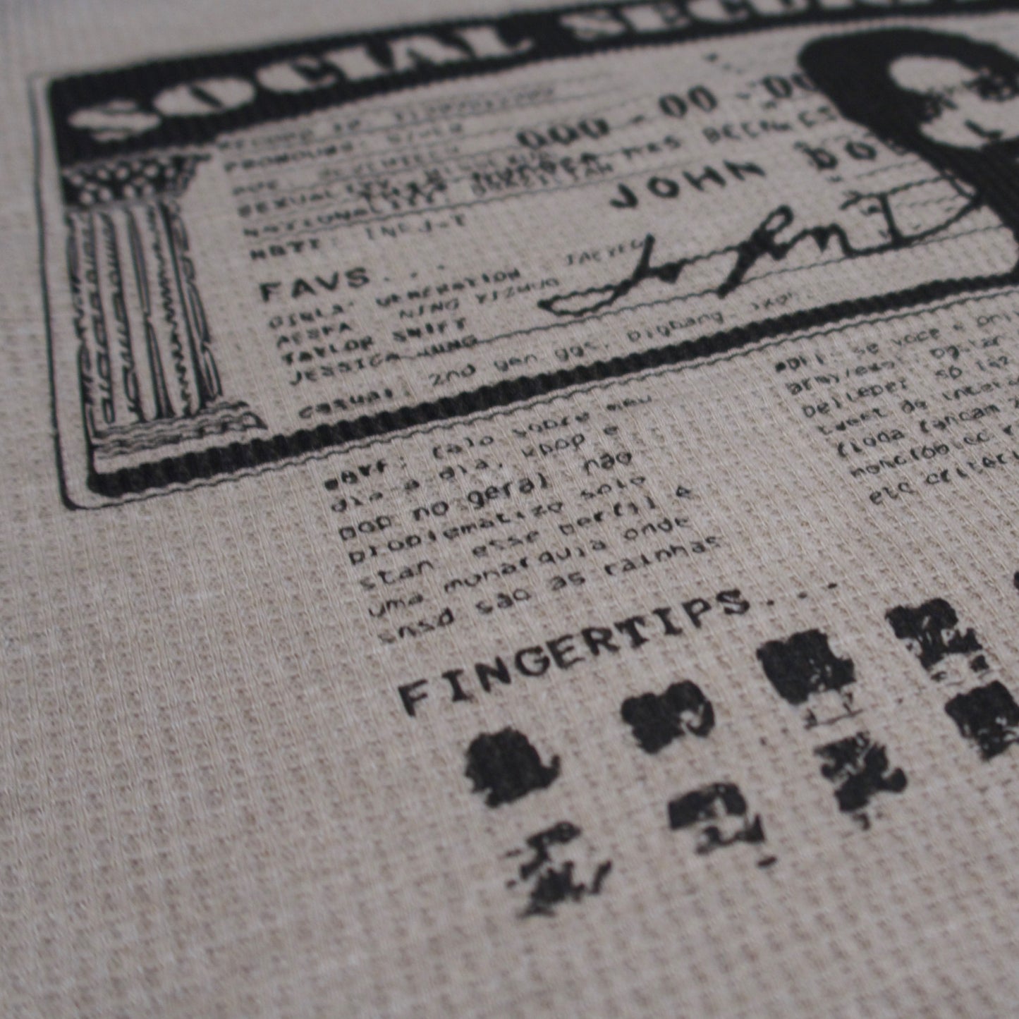 John Doe “SSN” Thermal