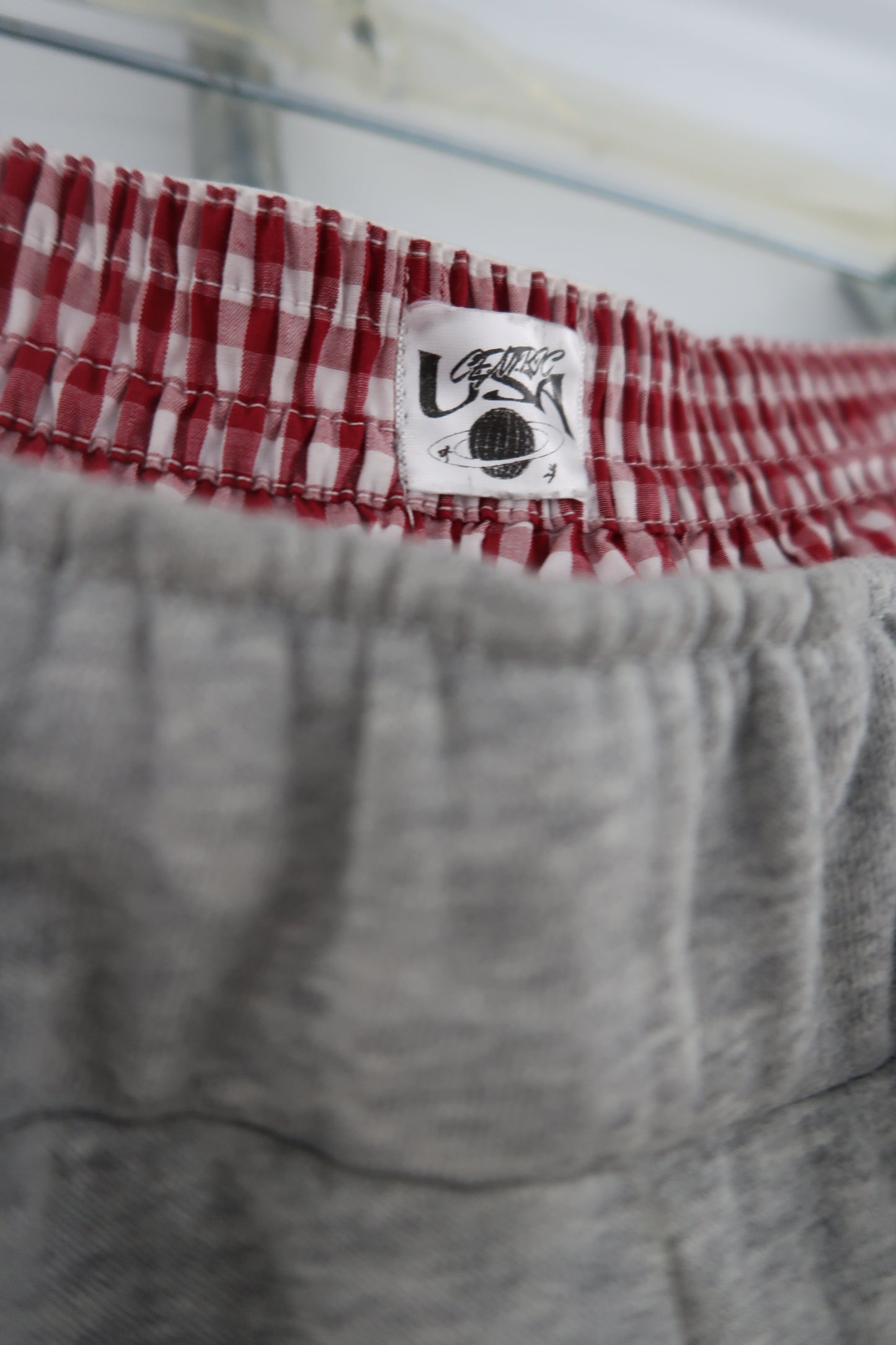 Double waist “Raw Edge” Sweats