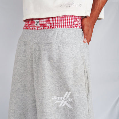 Double waist “Raw Edge” Sweats