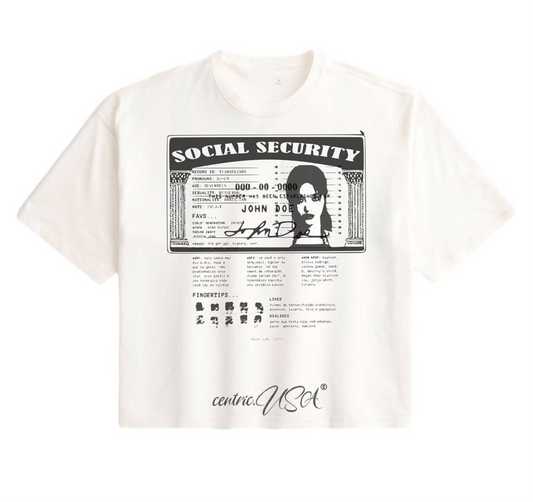 John Doe “SSN” BOXY TEE