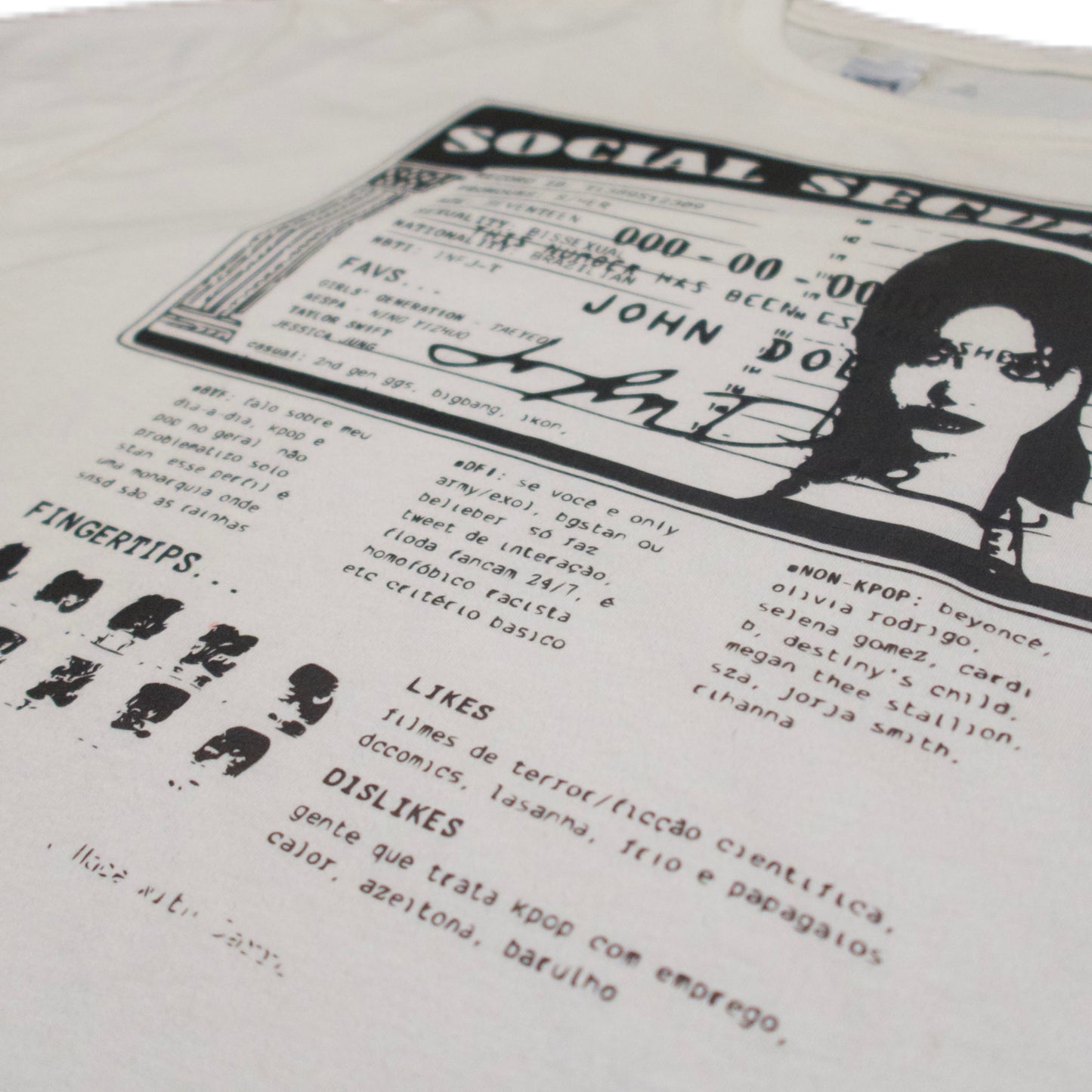 John Doe “SSN” BOXY TEE