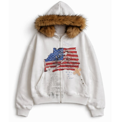 “Healing State” Fur Zip