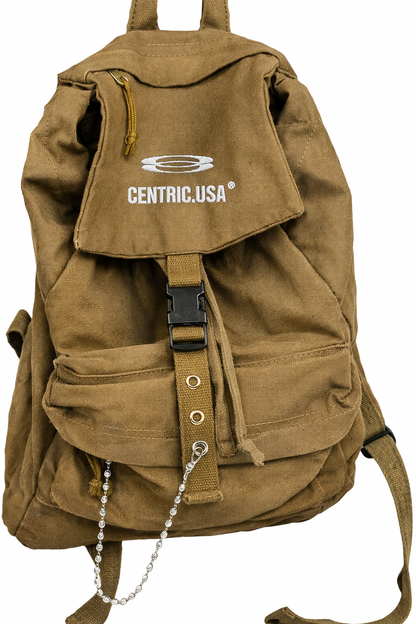 “V1 Centric” canvas backpack