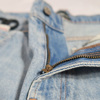 Damaged Medium Wash Centric Denim