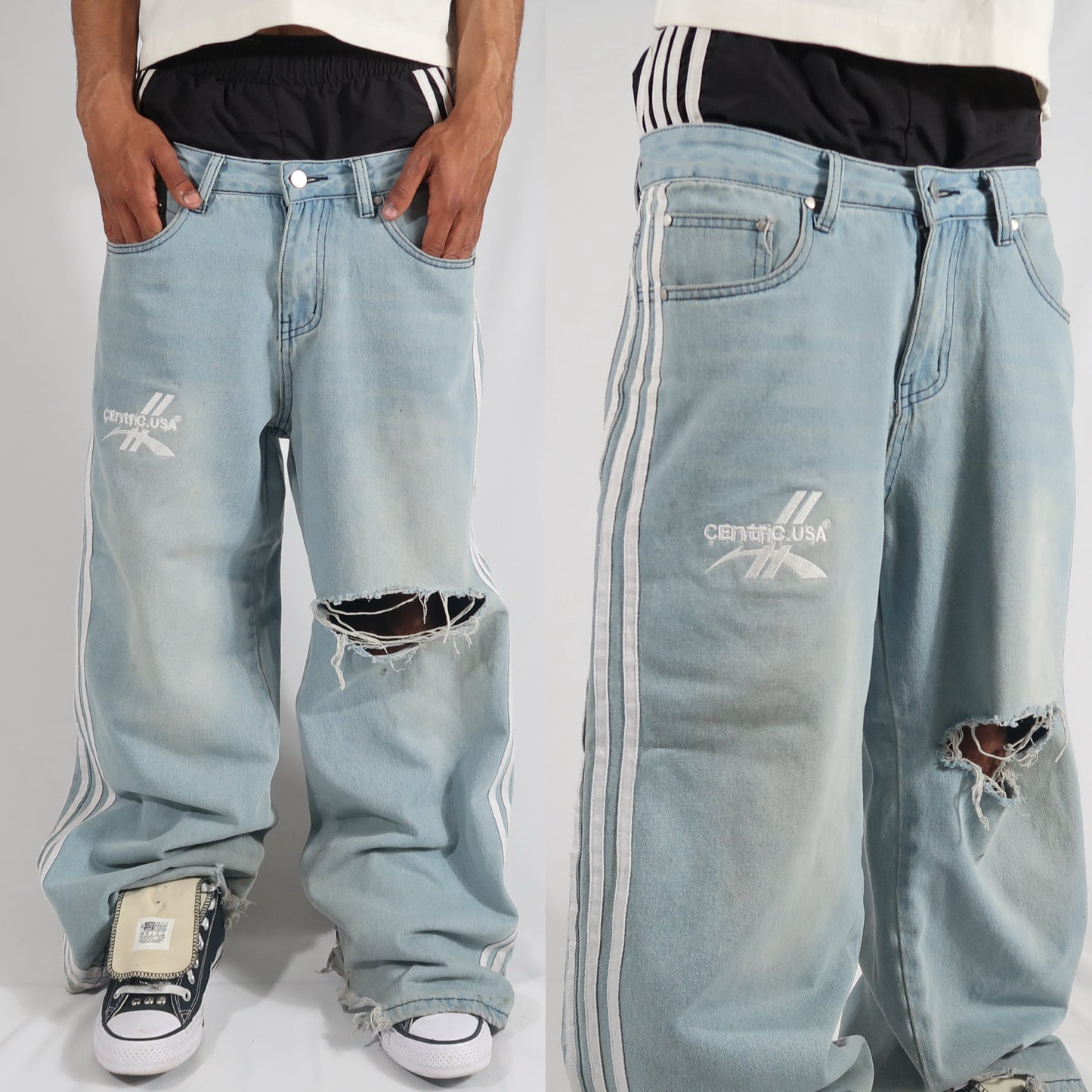 V2 track denim